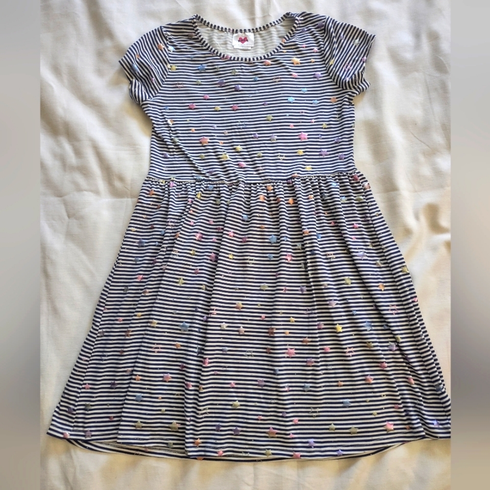 Girls striped dress size 14